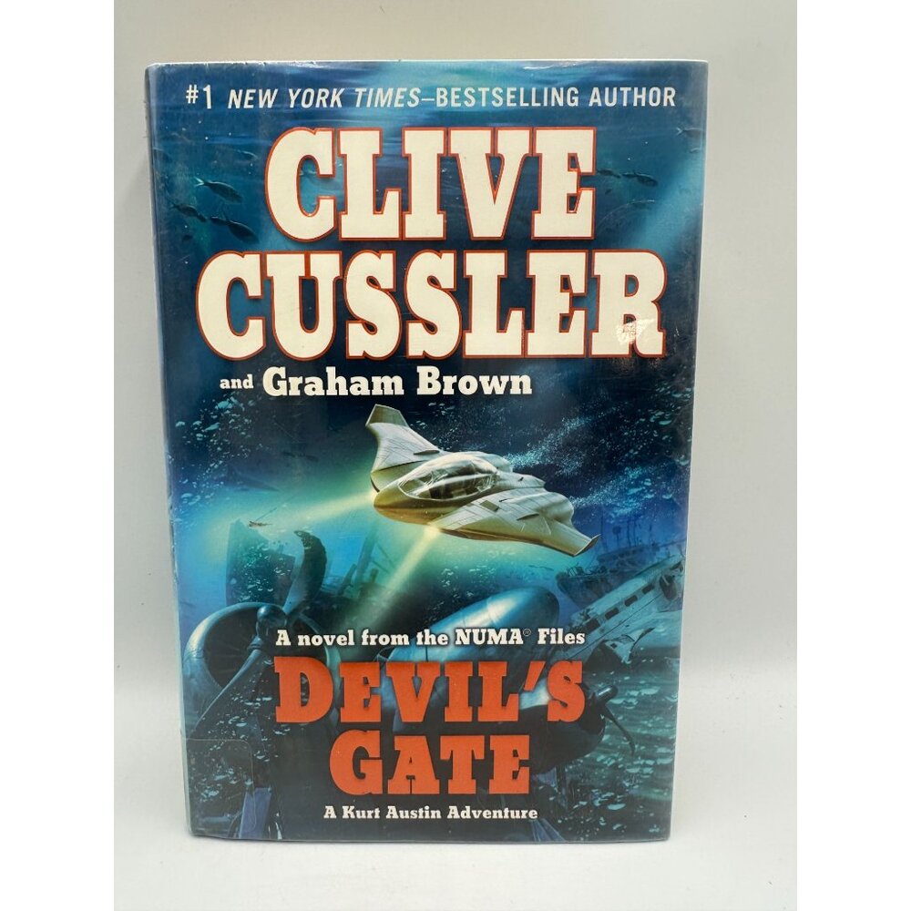 Clive Cusslers Devils Gate Graham Brown 2011 Hardcover Adventure Fiction